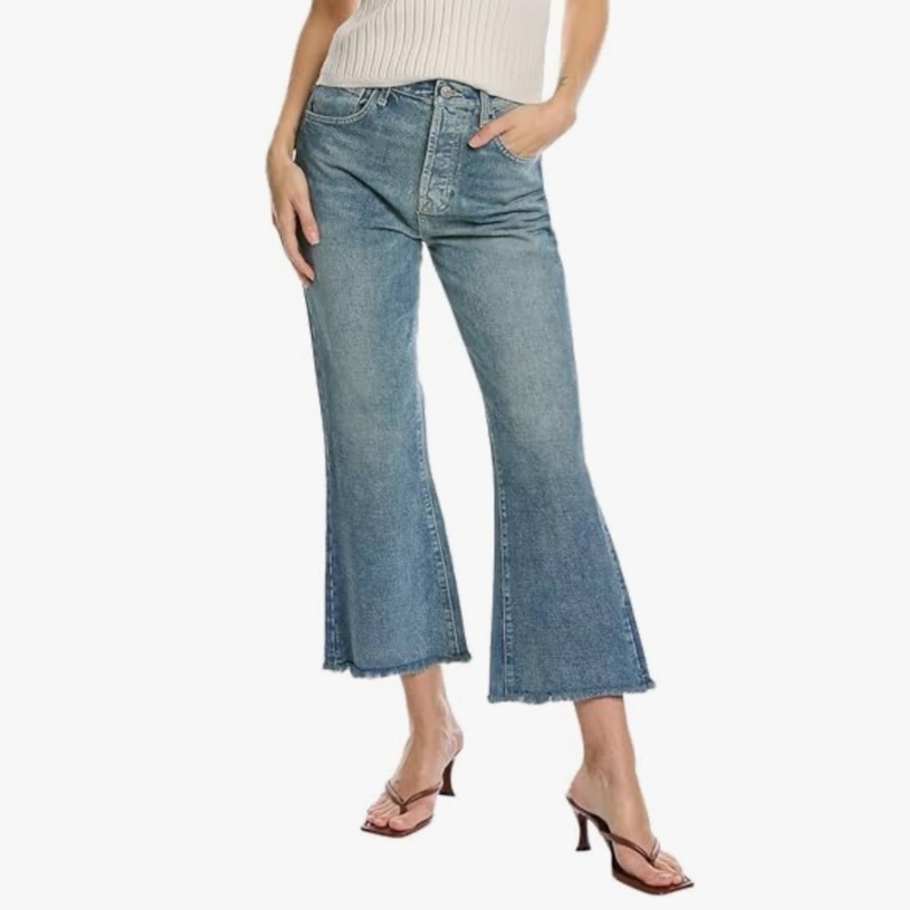 7 For All Mankind Easy Boy Bootcut in Tea Party Size 28‎ Fray Hem